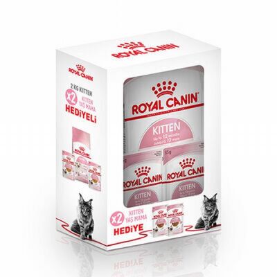 Royal Canin Kitten Yavru Kedi Maması 2 Kg+2 Adet Pouch Hediye - 1