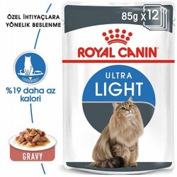 Royal Canin Light Weight Gravy Düşük Kalorili Light Kedi Konservesi 12 Adet 85 Gr - 2