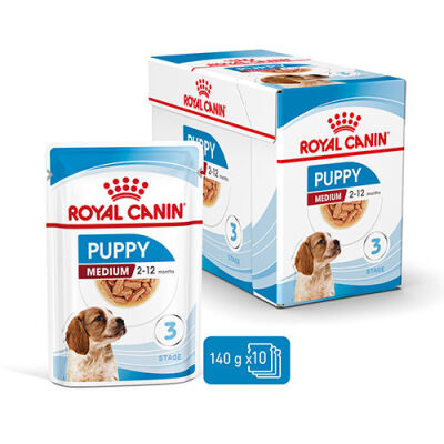 Royal Canin Medium Puppy Gravy Yavru Köpek Konservesi 10 Adet 140 Gr - 3