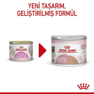 Royal Canin Mother Babycat Pate Yavru Kedi Konservesi 12 Adet 195 Gr - 2