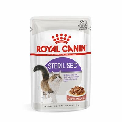 Royal Canin Sterilised Gravy Pouch Kısırlaştırılmış Kedi Konservesi 12 Adet 85 Gr - 1