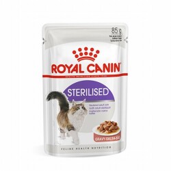 Royal Canin Sterilised Gravy Pouch Kısırlaştırılmış Kedi Konservesi 12 Adet 85 Gr - Royal Canin