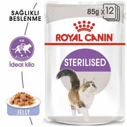 Royal Canin Sterilised Jelly Pouch Kısırlaştırılmış Kedi Konservesi 85 Gr - 2