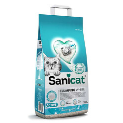 Sanicat Active Marsilya Sabunu Kokulu İnce Taneli Topaklanan Kedi Kumu 10 Lt - Sanicat