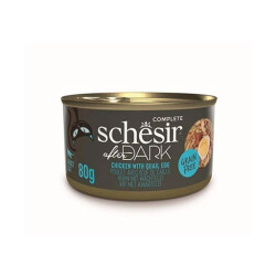 Schesir After Dark Pate Tavuk Etli ve Bıldırcın Yumurtalı Tahılsız Yetişkin Kedi Konservesi 80 Gr - Schesir