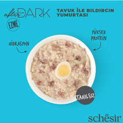 Schesir After Dark Pate Tavuk Etli ve Bıldırcın Yumurtalı Tahılsız Yetişkin Kedi Konservesi 80 Gr - 3