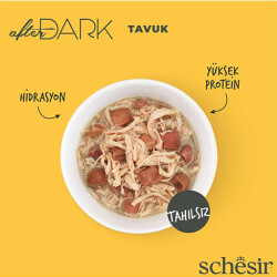 Schesir After Dark Sos İçinde Tavuk Etli Tahılsız Yetişkin Kedi Konservesi 80 Gr - 3