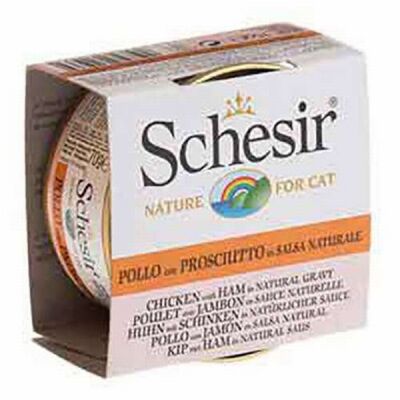 Schesir Tavuklu ve Karidesli Soslu Yetişkin Kedi Konservesi 70 Gr - 1