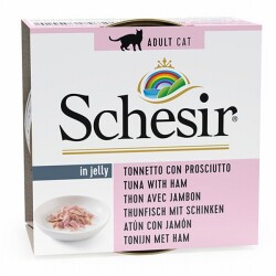 Schesir Ton Balıklı ve Jambonlu Jelly Yetişkin Kedi Konservesi 85 Gr - Schesir