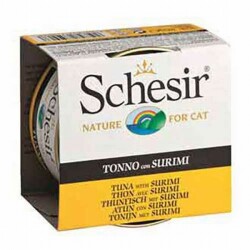 Schesir Ton Balıklı ve Surimili Jelly Yetişkin Kedi Konservesi 85 Gr - Schesir