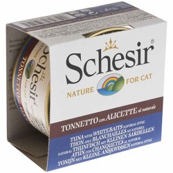 Schesir Ton ve Ringa Balıklı Yetişkin Kedi Konservesi 85 Gr - Schesir