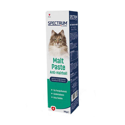 Spectrum Anti Hairball Tüy Yumağı Önlemeyi Destekleyen Malt Paste Kedi Macunu 30 Gr - 1