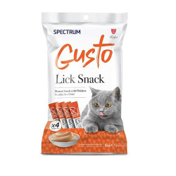 Spectrum Gusto Tavuklu Sıvı Kedi Ödül Maması 4x15 Gr - Spectrum