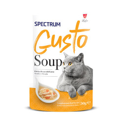 Spectrum Gusto Tavuklu ve Havuçlu Kedi Çorbası 50 Gr - Spectrum