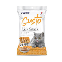 Spectrum Gusto Ton Balıklı ve Tavuklu Sıvı Kedi Ödül Maması 4x15 Gr - Spectrum