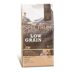 Spectrum Hindili Ördekli ve Yaban Mersinli Düşük Tahıllı Yetişkin Kedi Maması 2 Kg - Spectrum