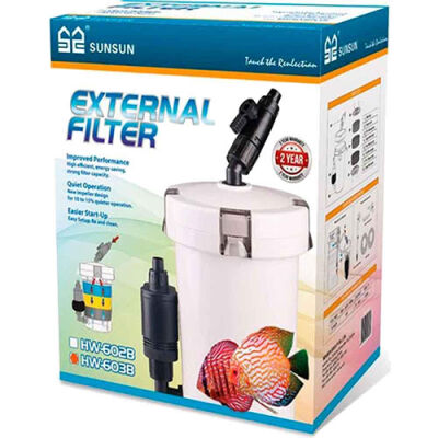 Sunsun Akvaryum Dış Filtre 400 lt/h 6w - 1