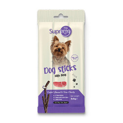 Supreme Dog Sticks Sığır Etli Yetişkin Köpek Ödül Çubuğu 3x5 Gr - Supreme