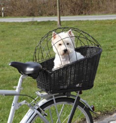 Trixie Bisiklet Köpek Taşıma Sepeti 35x49x55 Cm Siyah - Trixie