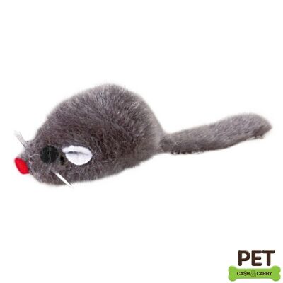 Trixie Peluş Fare Kedi Oyuncağı Gri 5 Cm - 2