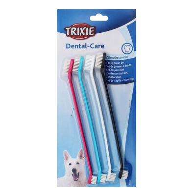 Trixie Plastik Köpek Diş Fırçası 4'lü 23 Cm - 1