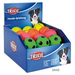 Trixie Yüzen Natürel Kauçuk Fosforlu Top Köpek Oyuncağı 6 Cm - Trixie