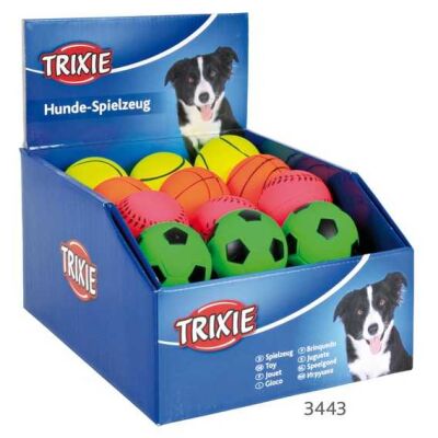 Trixie Yüzen Natürel Kauçuk Fosforlu Top Köpek Oyuncağı 6 Cm - 1