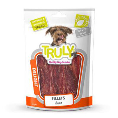 Truly Delight Jerky Ördekli Fileto Yumuşak Köpek Ödülü 90 Gr - 1