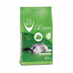 VanCat Aloe Vera Kokulu İnce Taneli Kedi Kumu 2x10 Kg - VanCat