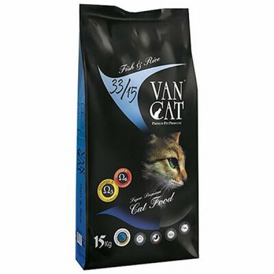 VanCat Balıklı Yetişkin Kedi Maması 15 Kg - 1