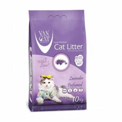 VanCat Lavanta Kokulu İnce Taneli Kedi Kumu 2x10 Kg - VanCat