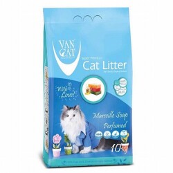 VanCat Marsilya Sabunu Kokulu İnce Taneli Kedi Kumu 2x10 Kg - VanCat