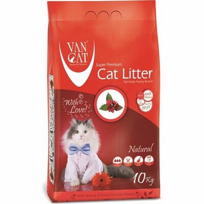 VanCat Natürel Cat Litter Kokusuz İnce Taneli Kedi Kumu 2x10 Kg - 1