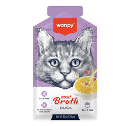 Wanpy Ördek Etli Tahılsız Kedi Çorbası 50 Gr - Wanpy