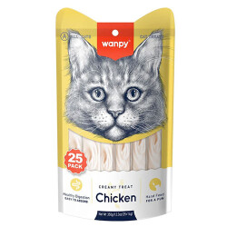 Wanpy Tavuklu Krema Kedi Ödülü 25x14 Gr - Wanpy