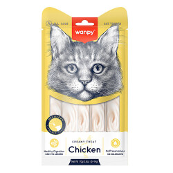 Wanpy Tavuklu Krema Kedi Ödülü 5x14 Gr - Wanpy