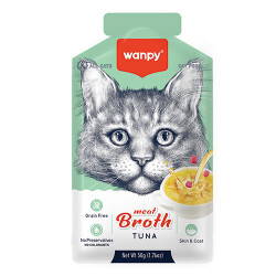 Wanpy Ton Balıklı Tahılsız Kedi Çorbası 50 Gr - Wanpy