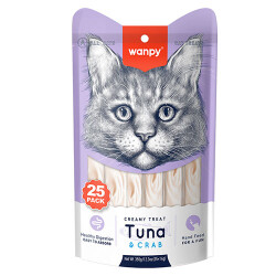 Wanpy Ton Balıklı ve Yengeçli Krema Kedi Ödülü 25x14 Gr - Wanpy