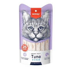 Wanpy Ton Balıklı ve Yengeçli Krema Kedi Ödülü 5x14 Gr - Wanpy