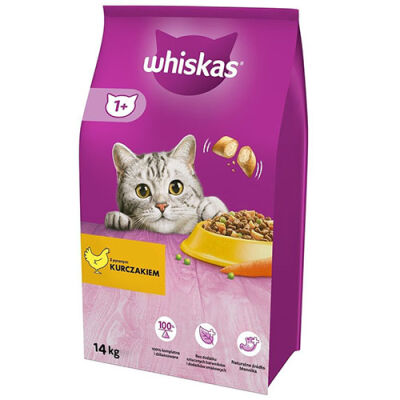 Whiskas Tavuklu ve Sebzeli Yetişkin Kedi Maması 14 Kg - 1