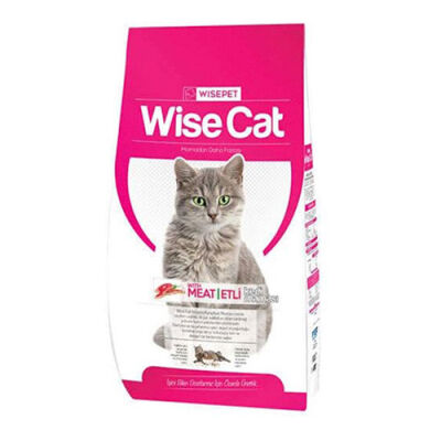 Wise Cat Meat Etli ve Pirinçli Yetişkin Kedi Maması 15 Kg - 1