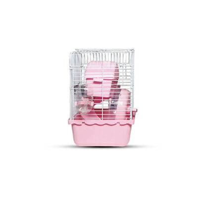 Zampa Hamster Kafesi 23x17x33 Cm Pembe - 2