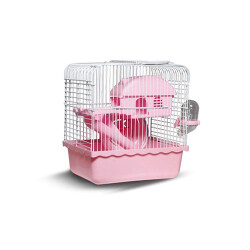 Zampa Hamster Kafesi 23x17x33 Cm Pembe - 3