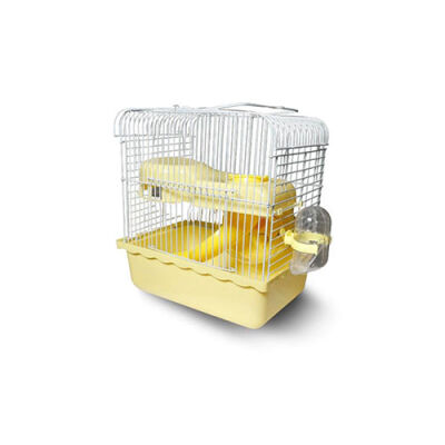 Zampa Hamster Kafesi 23x17x33 Cm Sarı - 3